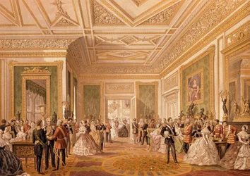 La firma del acta de matrimonio, 10 de marzo de 1863, publicado en 1864